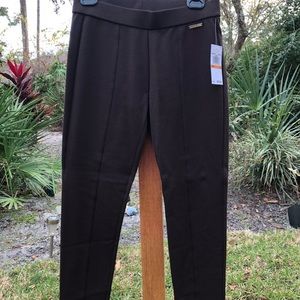 NWT Michael Kors size S brown spandex pants